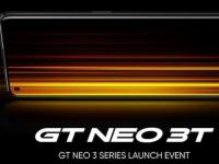 Realme GT Neo 3T发布日期公布