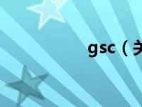 gsc（关于gsc的介绍）