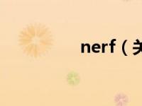 nerf（关于nerf的介绍）