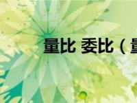 量比 委比（量比委比是什么意思）