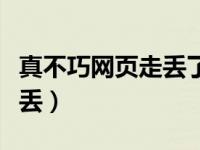 真不巧网页走丢了的搞笑回复（真不巧网页走丢）