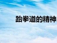 跆拳道的精神口号（跆拳道的精神）