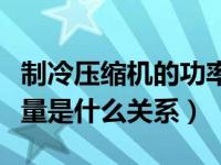 制冷压缩机的功率因数（压缩机的功率和制冷量是什么关系）