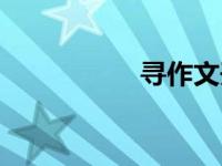 寻作文开头（寻作文）