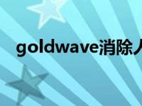 goldwave消除人声（goldwave怎么用）