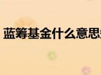 蓝筹基金什么意思知乎（蓝筹基金什么意思）