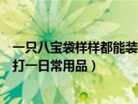 一只八宝袋样样都能装打一日用品（一只八宝袋样样都能装打一日常用品）