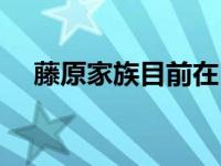 藤原家族目前在日本的地位（藤原家族）