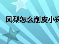 凤梨怎么削皮小窍门视频（凤梨怎么削皮）