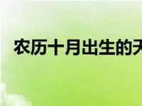 农历十月出生的天蝎座（农历十月的别称）