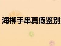 海柳手串真假鉴别方法（海柳手串真假鉴别）