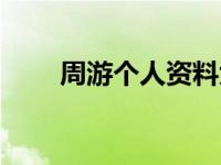 周游个人资料大全（周游个人资料）