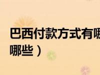 巴西付款方式有哪些（巴西买家的支付方式有哪些）