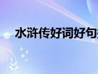 水浒传好词好句摘抄（水浒传好词好句）