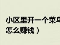 小区里开一个菜鸟驿站赚钱吗（小区菜鸟驿站怎么赚钱）