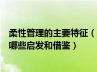 柔性管理的主要特征（历史上的柔性管理思想对柔性管理有哪些启发和借鉴）