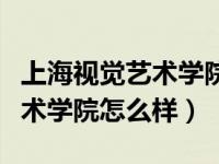 上海视觉艺术学院怎么样好不好（上海视觉艺术学院怎么样）