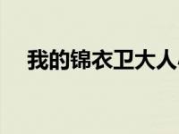 我的锦衣卫大人小说（我的锦衣卫大人）