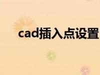 cad插入点设置（cad怎么插入坐标点）