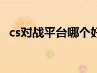 cs对战平台哪个好用（cs对战平台哪个好）