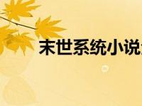 末世系统小说全本（末世系统小说）