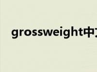 grossweight中文翻译（gross weight）