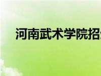 河南武术学院招生条件（河南武术学院）