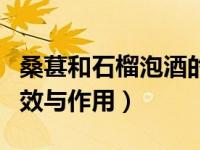 桑葚和石榴泡酒的功效与作用（石榴泡酒的功效与作用）