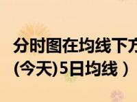 分时图在均线下方（请教如何在分时图上显示(今天)5日均线）