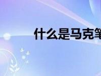 什么是马克笔画（什么是马克笔）