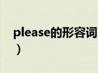 please的形容词（please answer captcha）