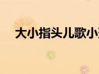 大小指头儿歌小班教案（大小指头儿歌）
