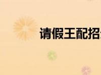请假王配招分析（请假王配招）
