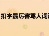扣字最厉害骂人词汇（谁有扣字词汇 给点吧）