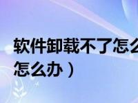 软件卸载不了怎么办苹果手机（软件卸载不了怎么办）