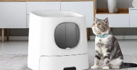 小米小顽智能全自动猫砂盆今天已经正式开售首发到手价为1399元
