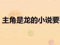 主角是龙的小说要完结的（主角是龙的小说）