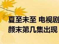 夏至未至 电视剧颜末第几集出现（夏至未至颜末第几集出现）