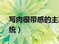 写肉很带感的主攻文1v1 小说（主攻巨肉系统）