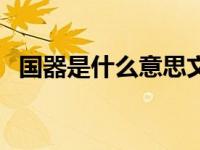 国器是什么意思文言文（国器是什么意思）