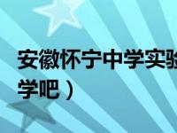 安徽怀宁中学实验班最新消息（安徽省怀宁中学吧）