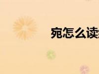 宛怎么读组词（宛怎么读）