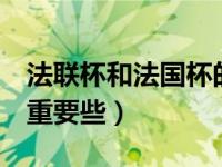 法联杯和法国杯的区别（法联杯 法国杯 哪个重要些）