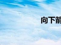 向下箭头符号怎么打