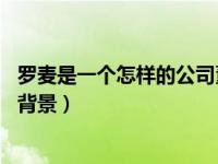 罗麦是一个怎样的公司董事长（罗麦公司董事长是谁 有什么背景）