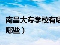 南昌大专学校有哪些公办的（南昌大专学校有哪些）