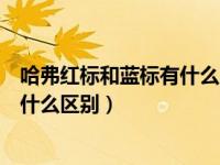 哈弗红标和蓝标有什么区别尺寸一样嘛（哈弗红标和蓝标有什么区别）