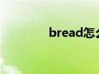 bread怎么读（fat怎么读）