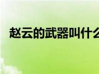 赵云的武器叫什么剑（赵云的武器叫什么）
