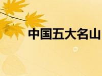 中国五大名山（四大名山是哪四山）
